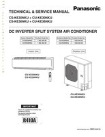 Panasonic CSKE36NKU Air Conditioner Unit Operating Manual